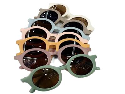 Manufacturers Wholesale Price New Children's Sunglasses Fashion Cute Round Baby Sunglasses